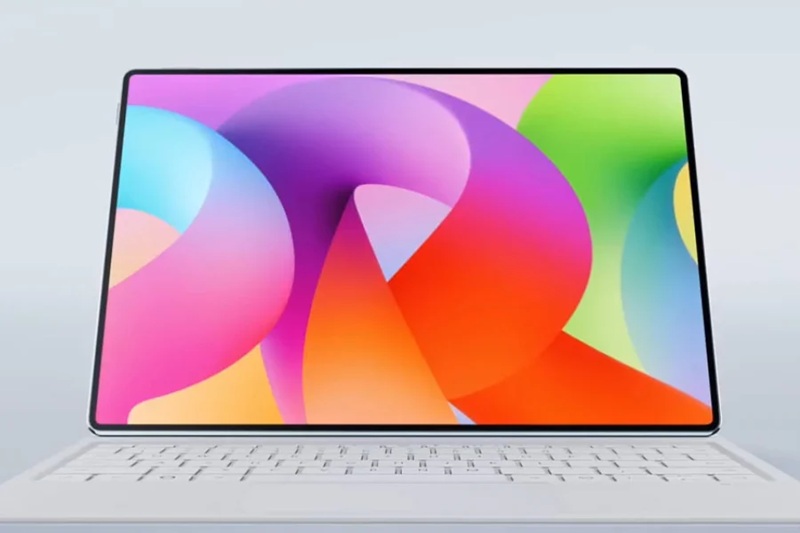 Das 13,2-Zoll-PaperMatte-OLED-Display des MatePad Pro Max mit 3K-Auflösung und 144-Hz-Bildwiederholrate.