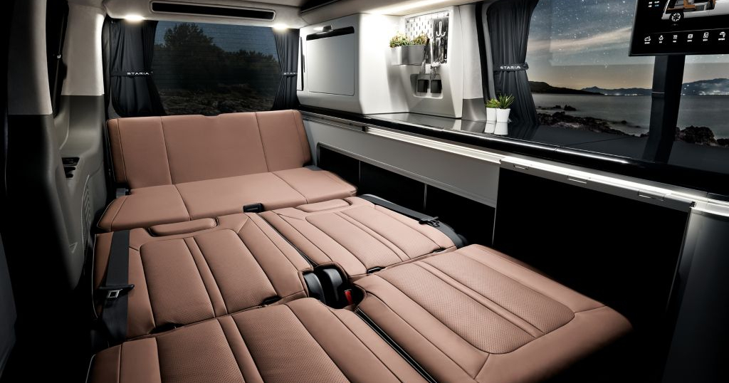 Hyundai Staria Camper концепт - интерьер и оборудование