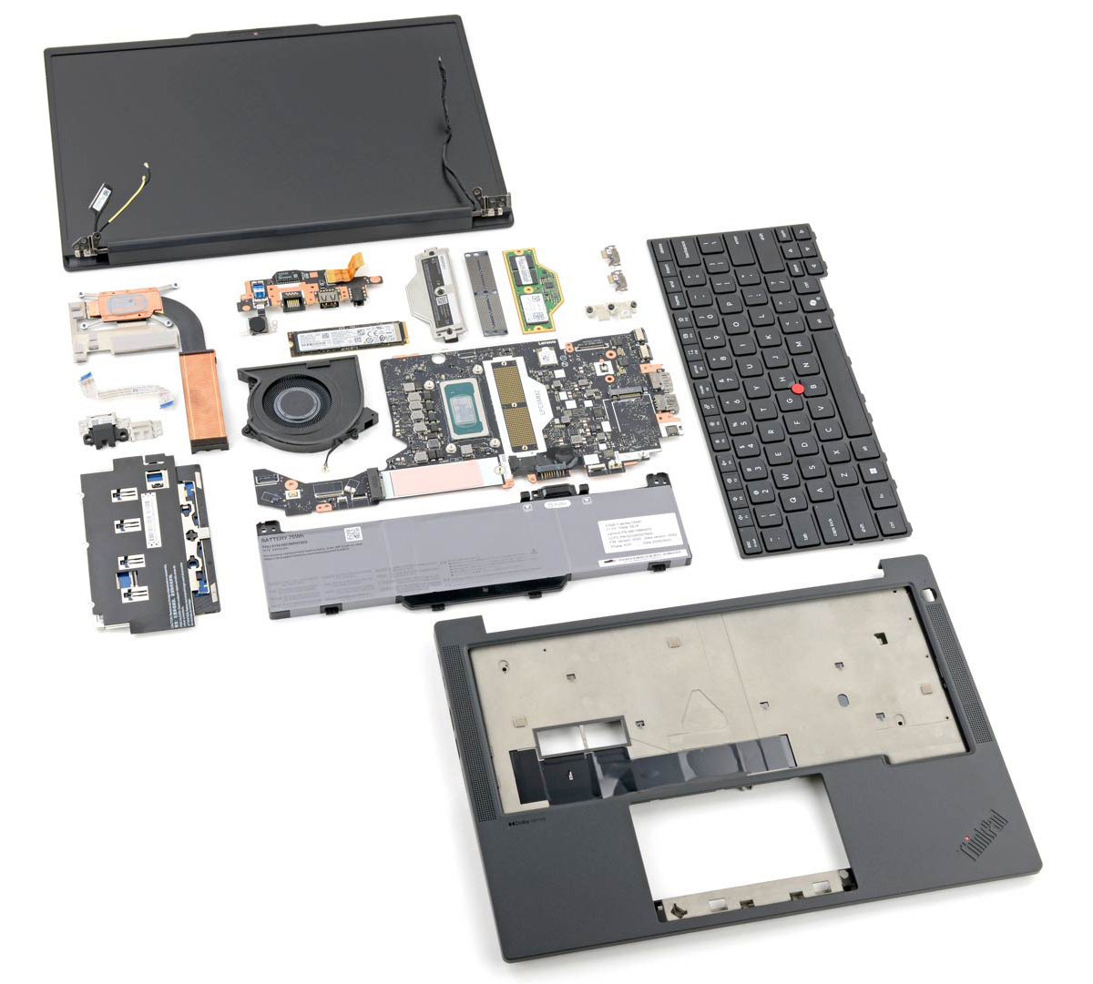 Внутреннее компоновка нового Lenovo ThinkPad T14 Gen 7