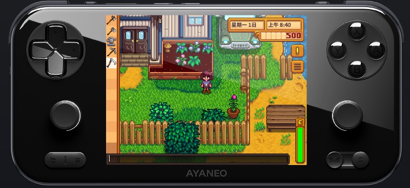 Ayaneo Pocket S Mini - вид ззаду