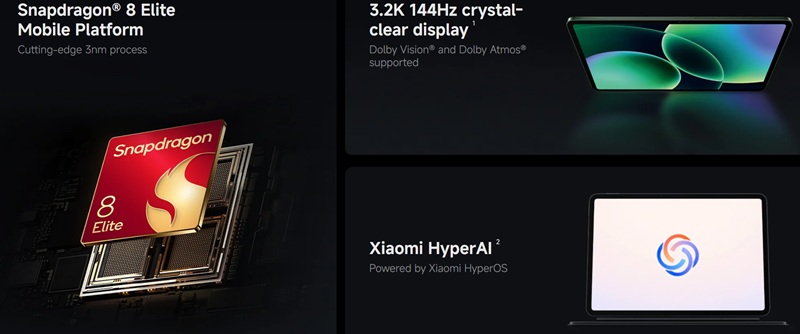 Xiaomi Pad 8 и Pad 8 Pro планшеты