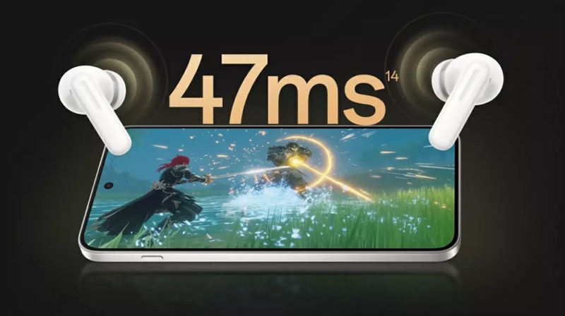 OPPO Enco Air 5 Pro в зарядном кейсе