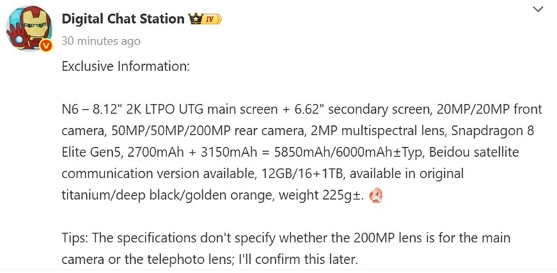 Oppo Find N6 дизайнерские изображения