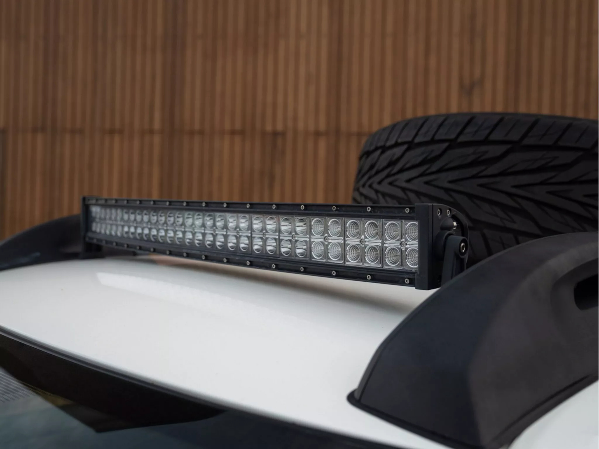 Top view with spare wheel