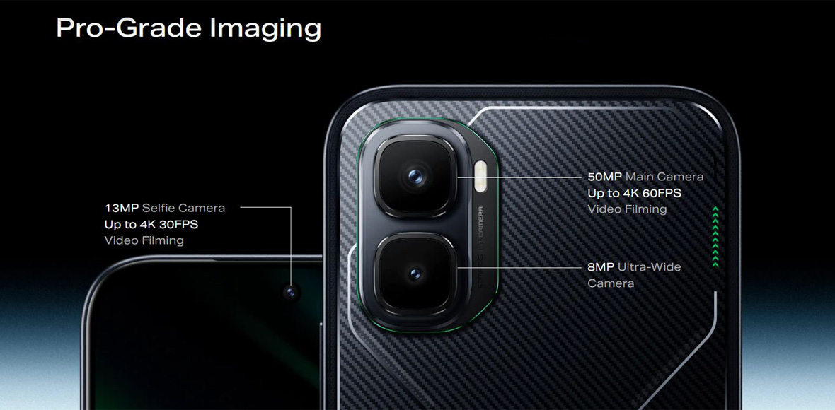 Infinix GT 50 Pro cameras and battery features