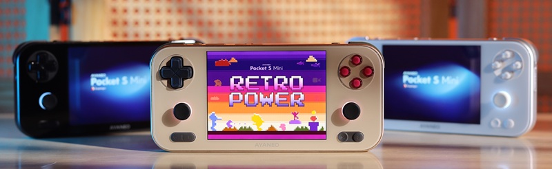 Ayaneo Pocket S Mini в кольорі Retro Power