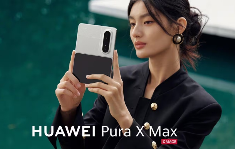Huawei Pura X Max rear panel