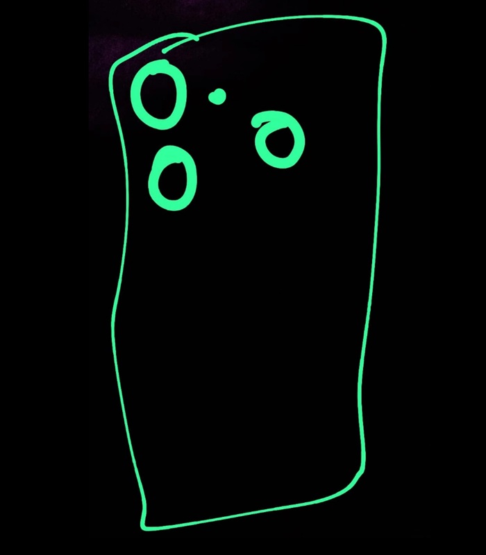 Комічне зображення задньої панелі CMF Phone 3 Pro, що показує зміни у розташуванні камер