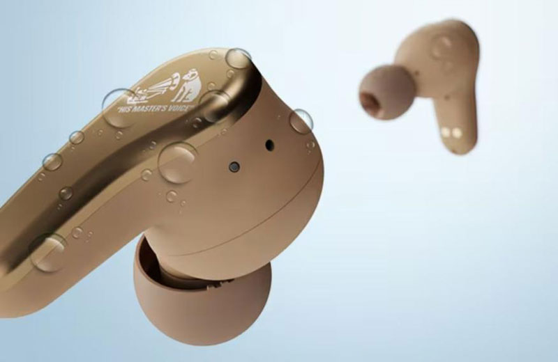 Gros plan des écouteurs JVC Spiral Dot Pro