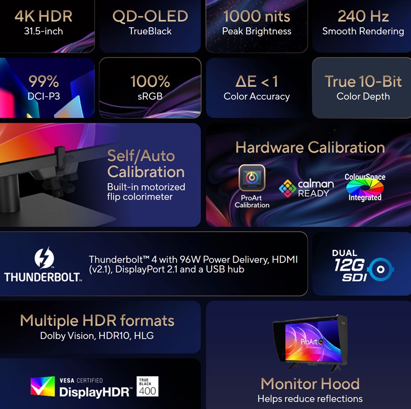 ASUS ProArt Display OLED PA32USD монитор