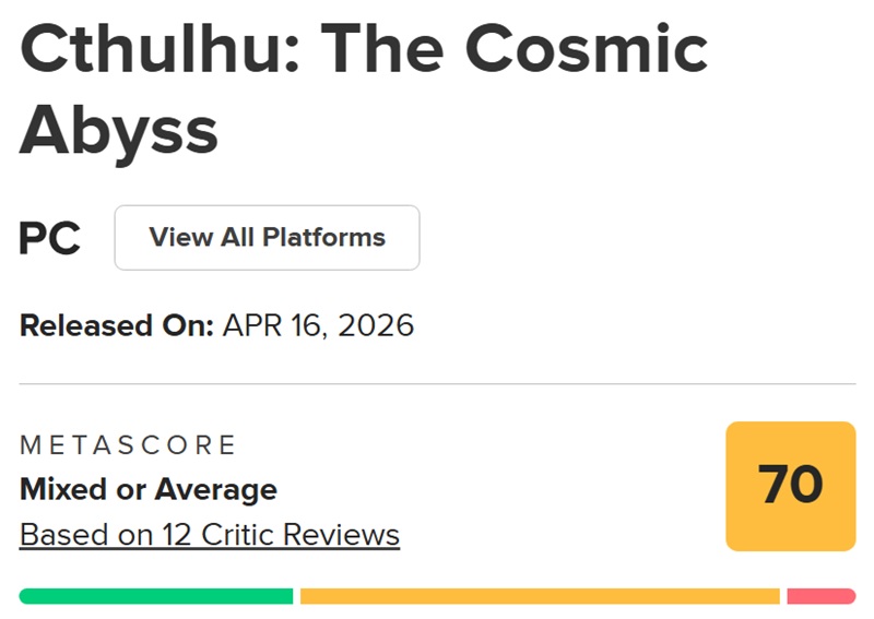 Арт з гри Cthulhu: The Cosmic Abyss