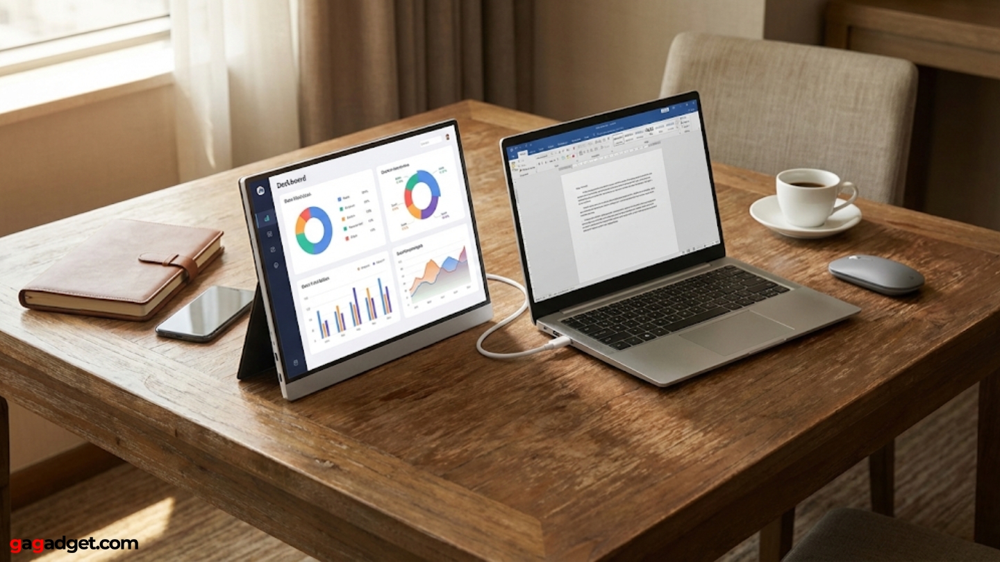 portable display for work