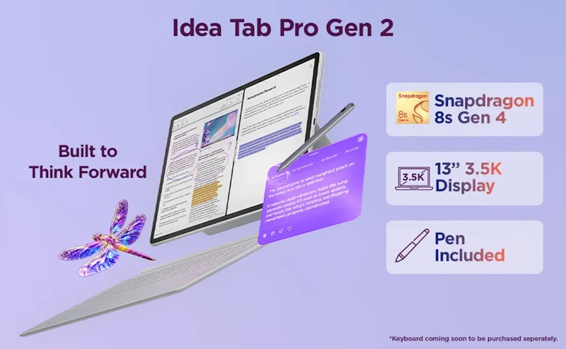 Характеристики Lenovo Idea Tab Pro Gen 2