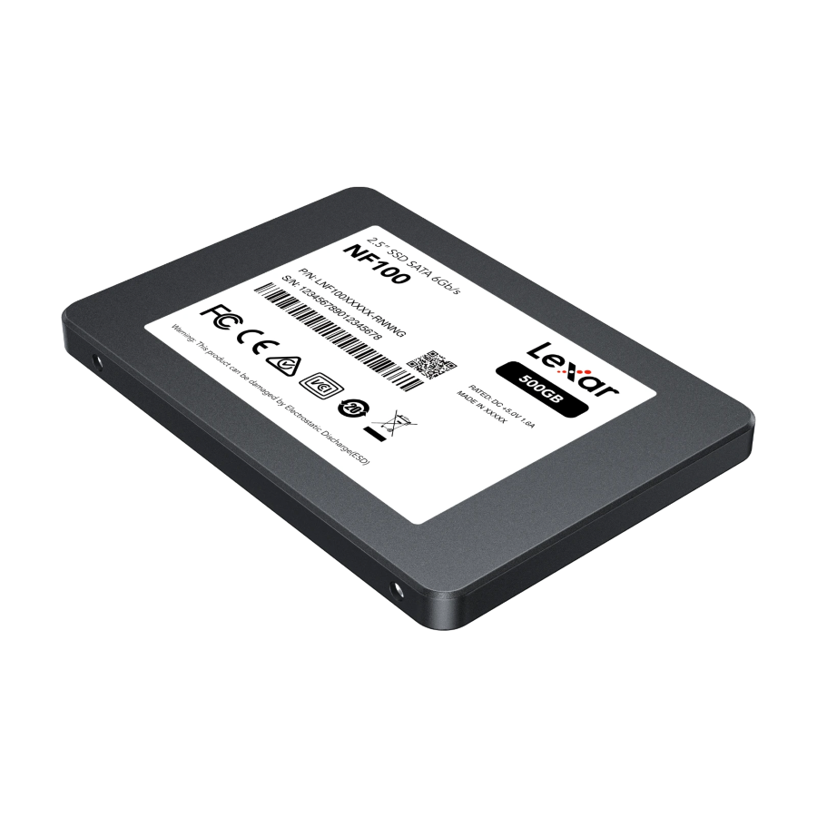 Lexar NF100 SSD - Вид збоку