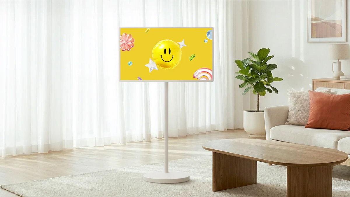 LG StanbyME 2 Max телевізор в інтер'єрі