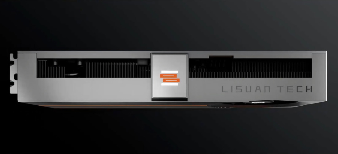 Lisuan LX 7G106 видеокарта - вид сзади