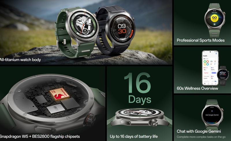 Полная зарядка OnePlus Watch 4 занимает около 75 минут