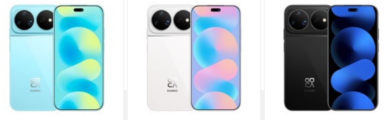 Huawei nova 16 Ultra в трех цветах: черный, белый и градиентный Sky Blue