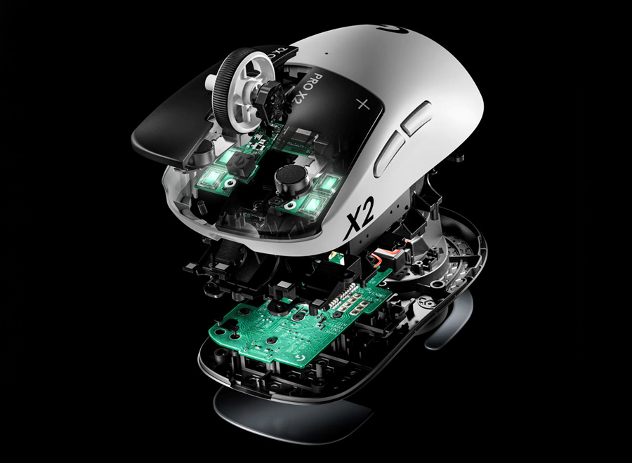 Image Logitech G Pro X2 Superstrike - Gros plan sur le boîtier