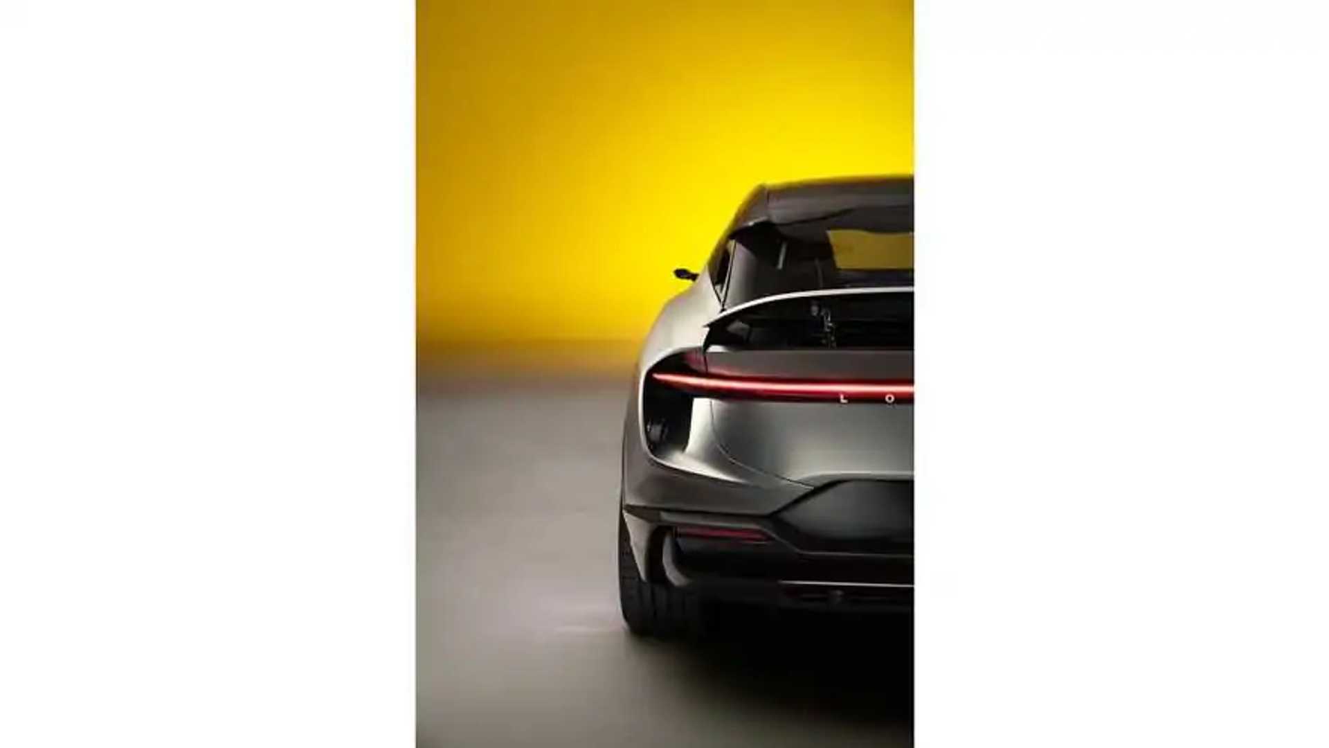 Детали задней части Lotus Eletre