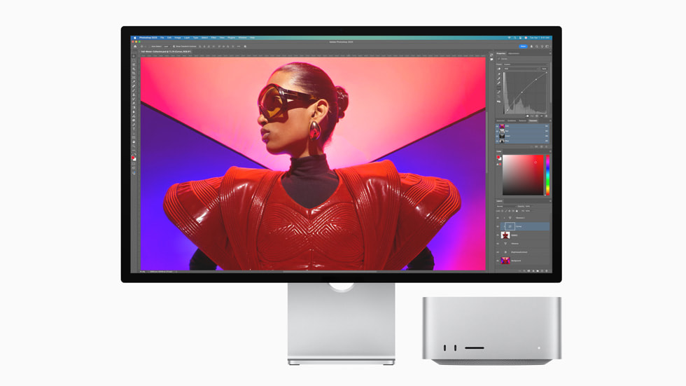 Mac Studio Desktop-Rechner. Illustration: Apple
