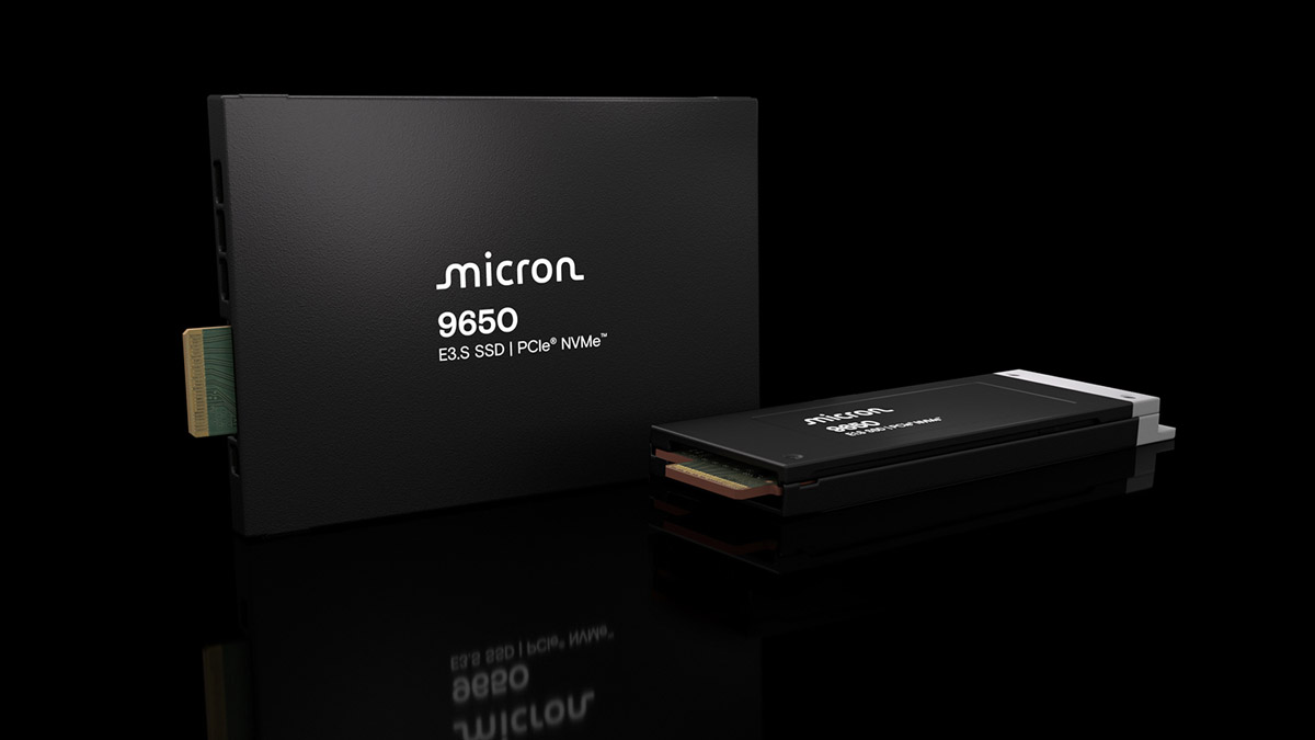 Micron 9650 SSD з інтерфейсом PCIe Gen6. Ілюстрація: Micron