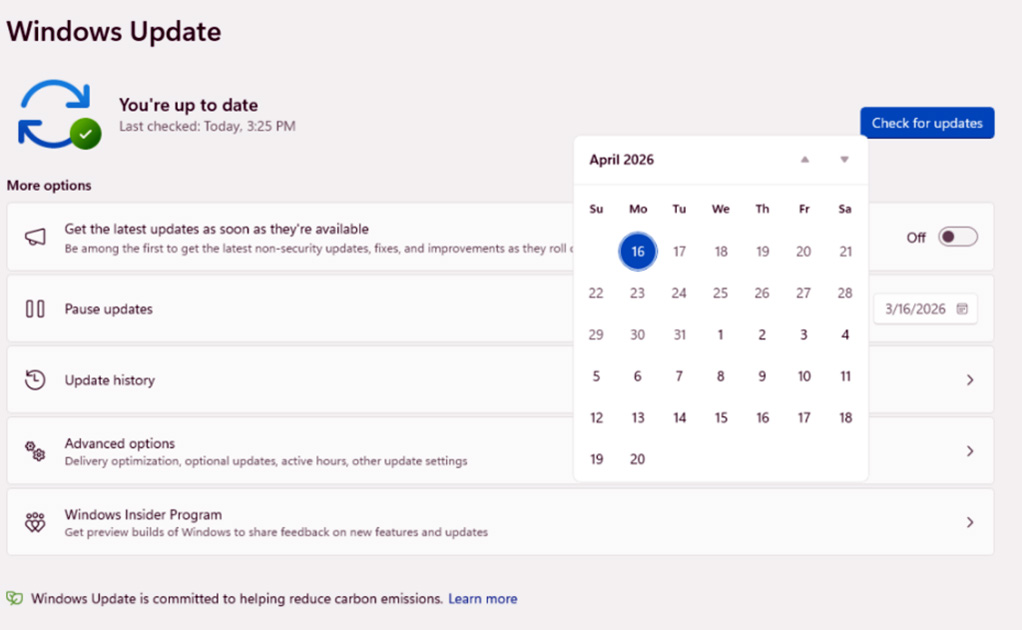 Обновленный раздел настроек системы Windows 11
