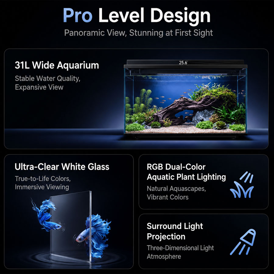 Mijia Smart Fish Tank 2 Pro розумний акваріум