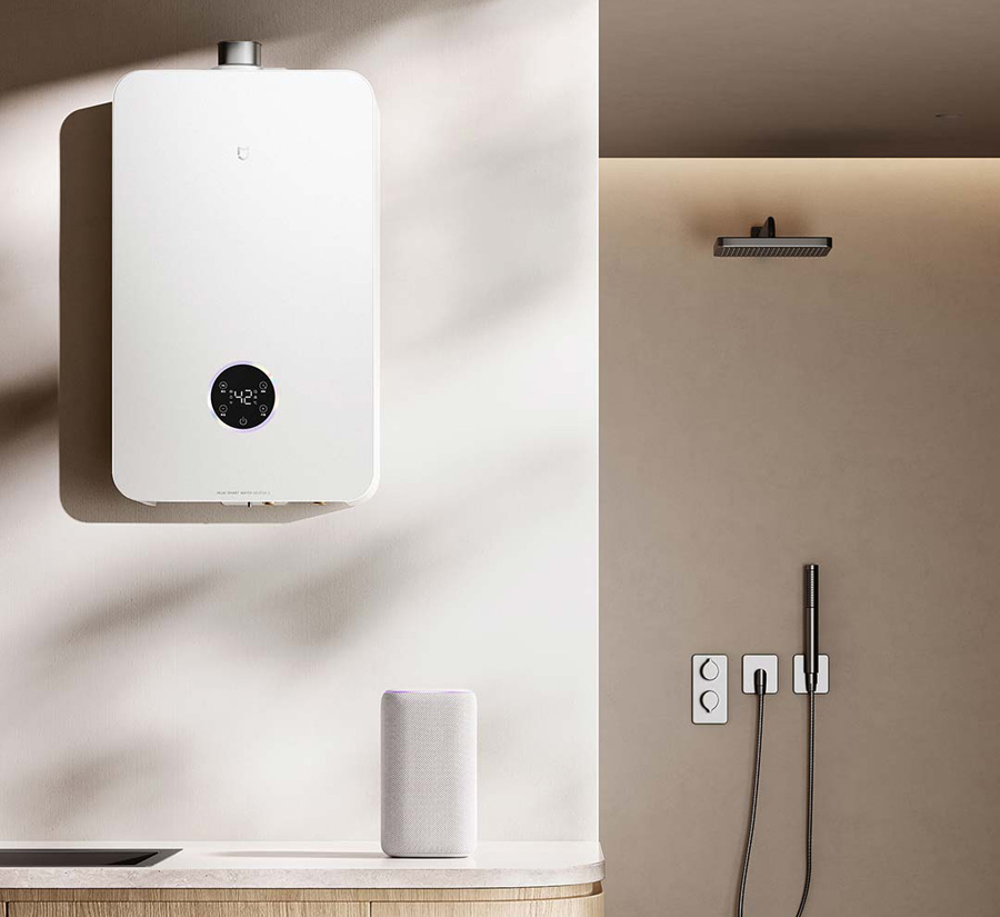 El calentador es compatible con HyperOS Connect y se gestiona desde la aplicación Mi Home de Xiaomi.