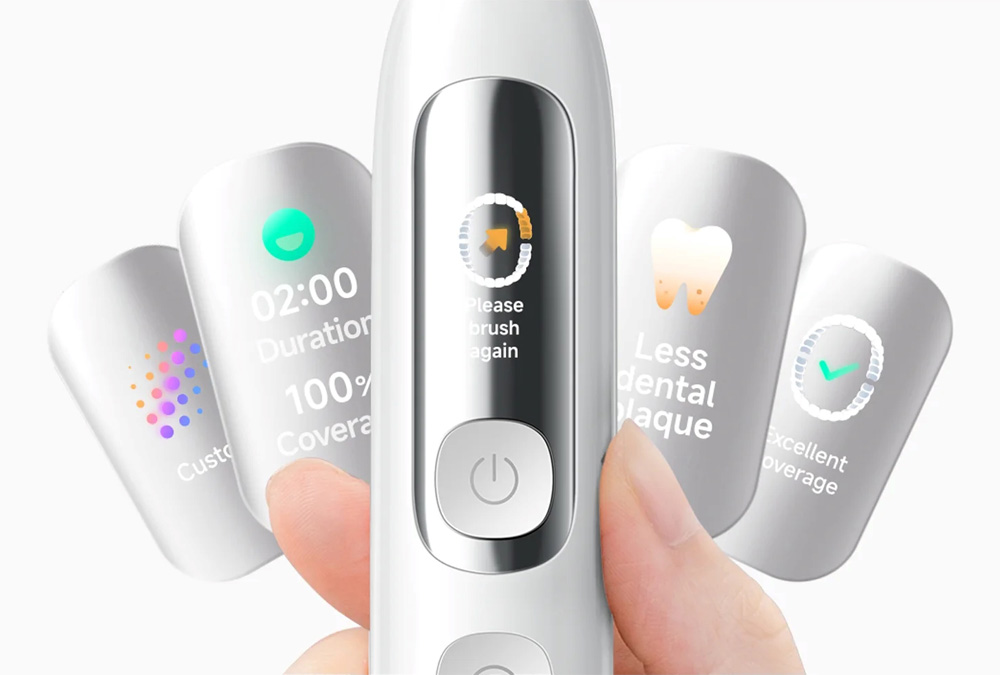 Mijia Smart Servo-oscillation Electric Toothbrush Pro с дисплеем