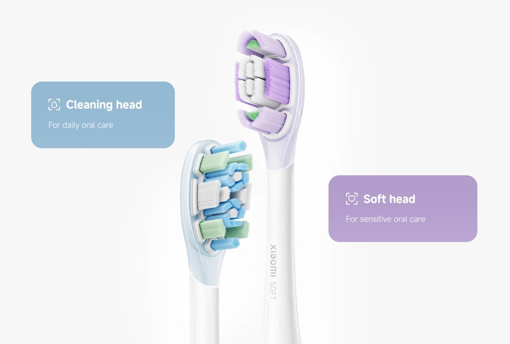 Виды насадок для Mijia Smart Servo-oscillation Pro