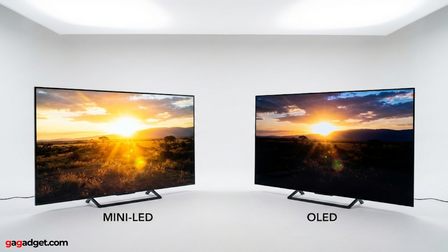 Mini-LED vs OLED TV comparison technology differences display quality