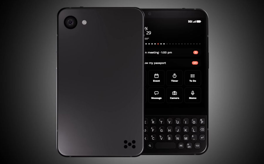 Minimal Phone 2 QWERTY keyboard