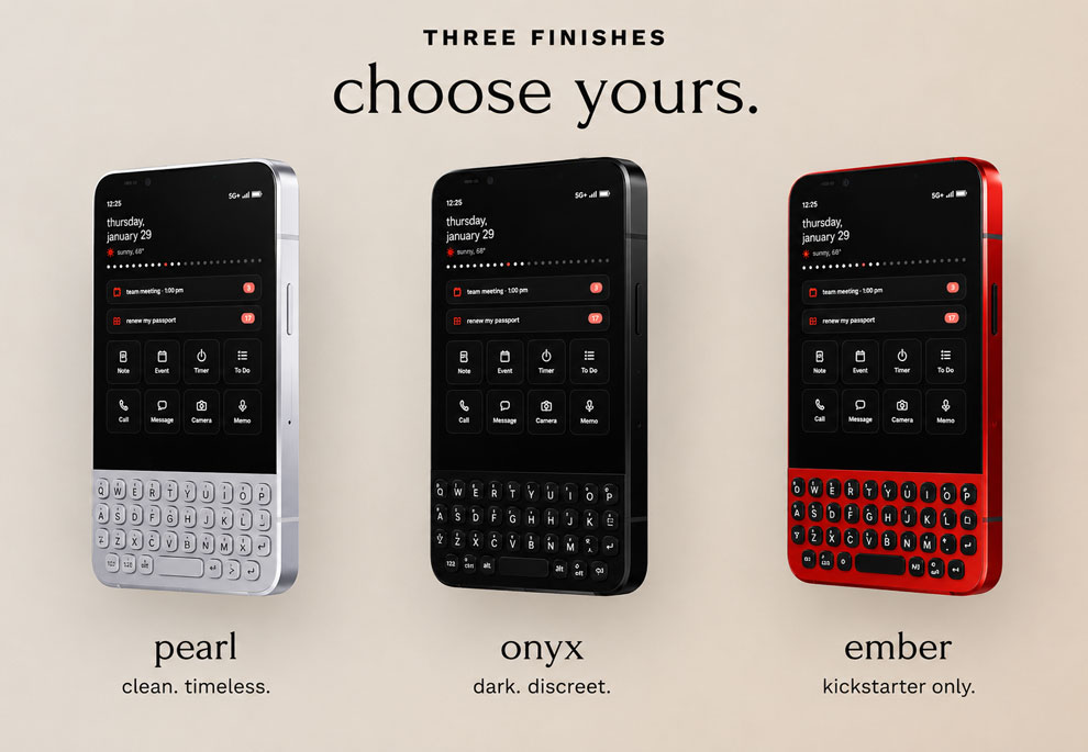 Minimal Phone 2 user interface