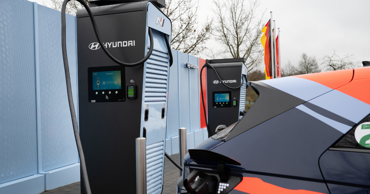 Hyundai N Hyper Charger on Nürburgring track