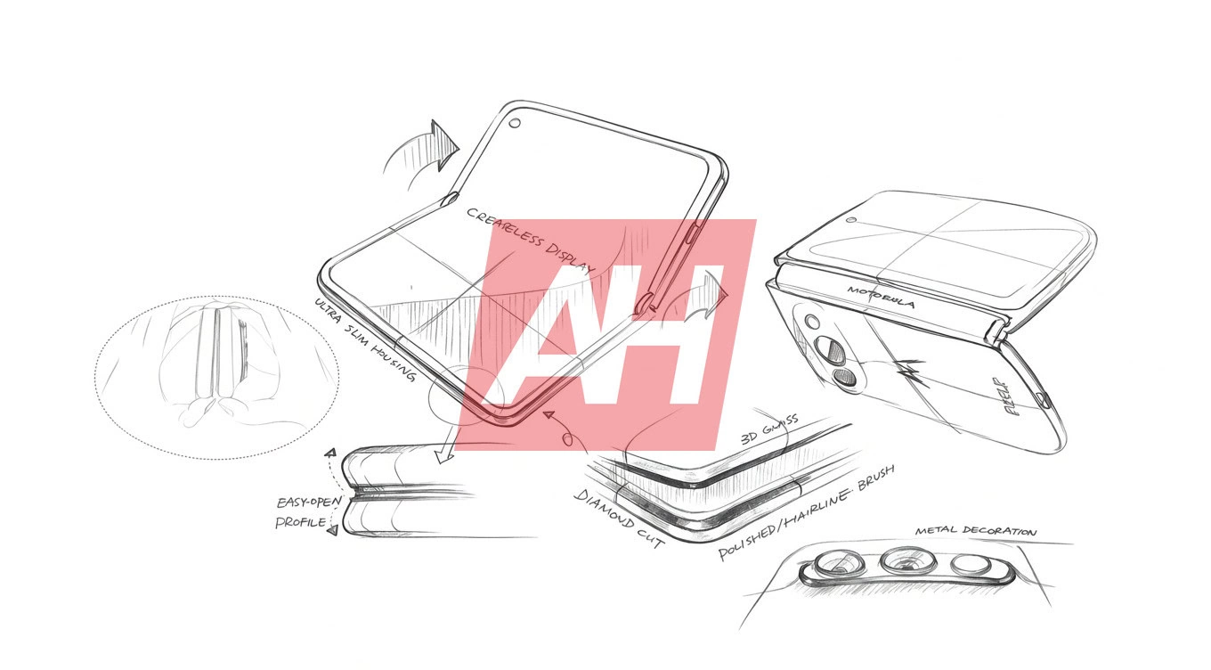 Ескізи нового складаного смартфона від Motorola - 1