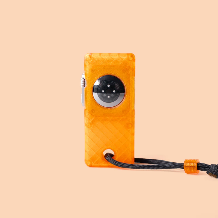 Miniphone Standard en couleur orange et blanche