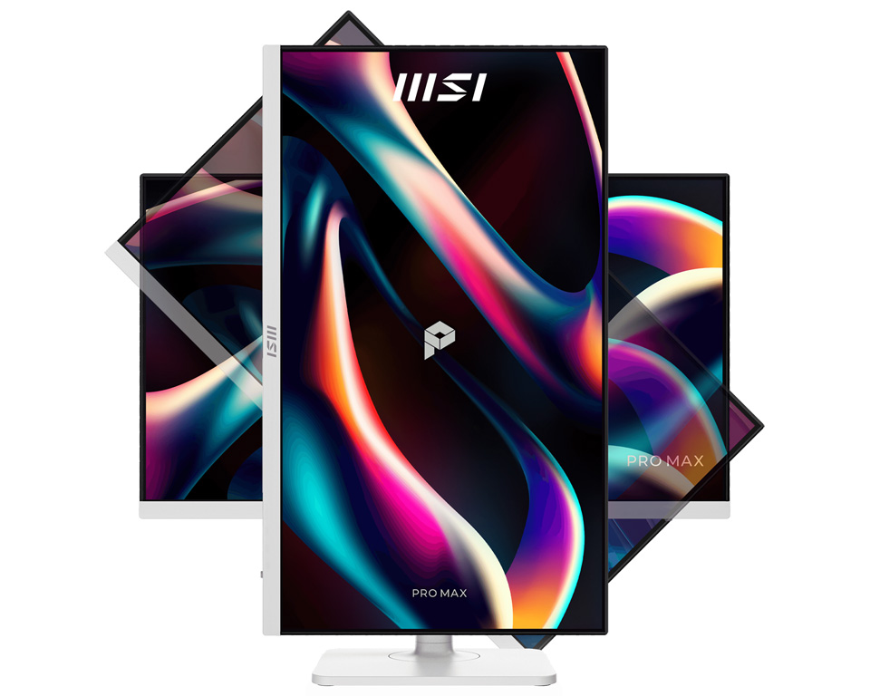 MSI Pro Max 271QPHW E14 - вид ззаду