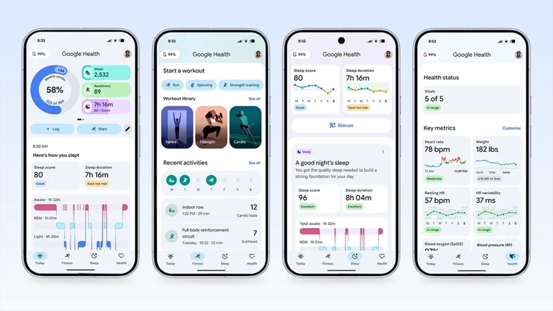 Der Google Health Coach auf Gemini-Basis liefert personalisierte Trainings- und Schlafempfehlungen per Chatfunktion.