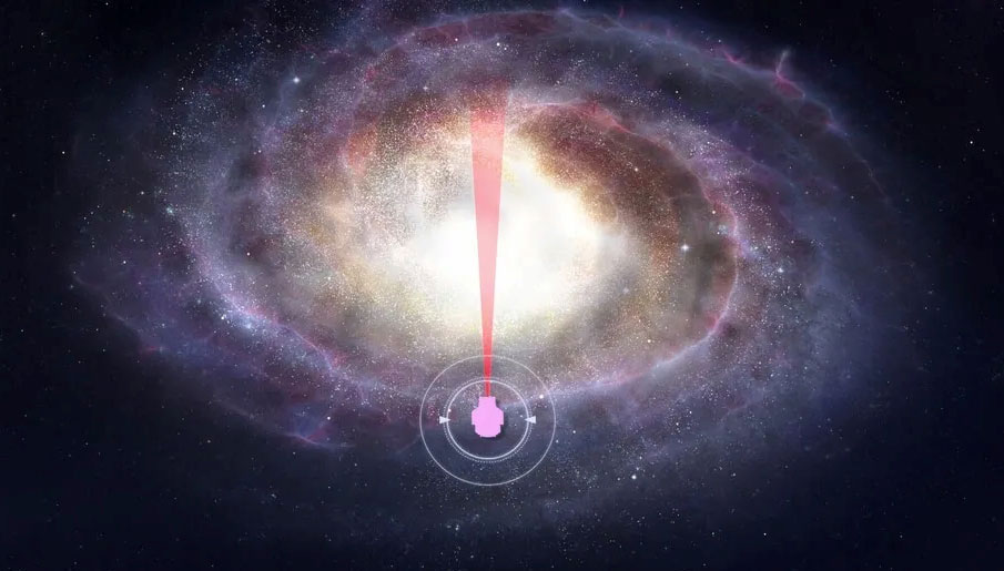 Ескіз регіону Чумацького Шляху для проекту Roman Galactic Bulge Time-Domain Survey