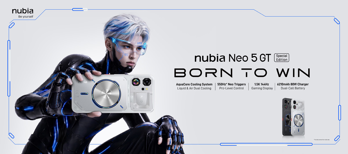 Черный Nubia Neo 5 GT Special Edition