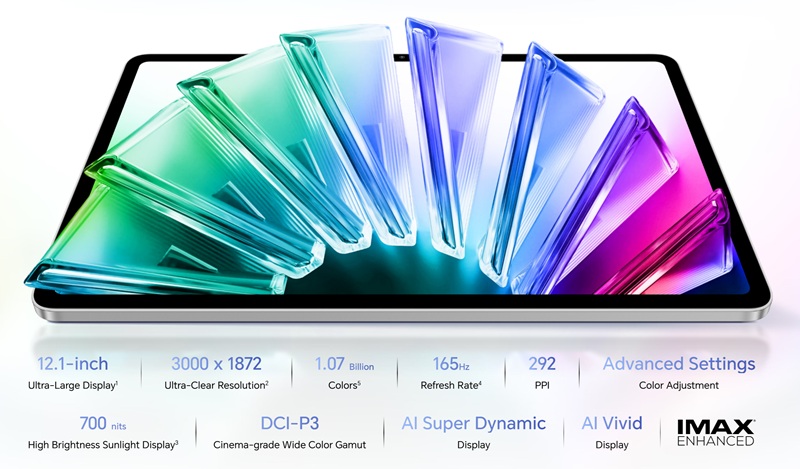 Чёткий и яркий дисплей Honor Pad 20 Pro