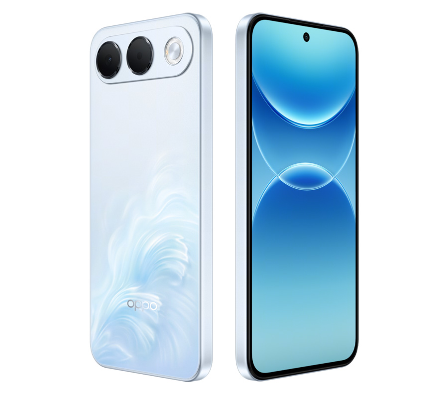 Oppo A7 Pro смартфон в разных положениях