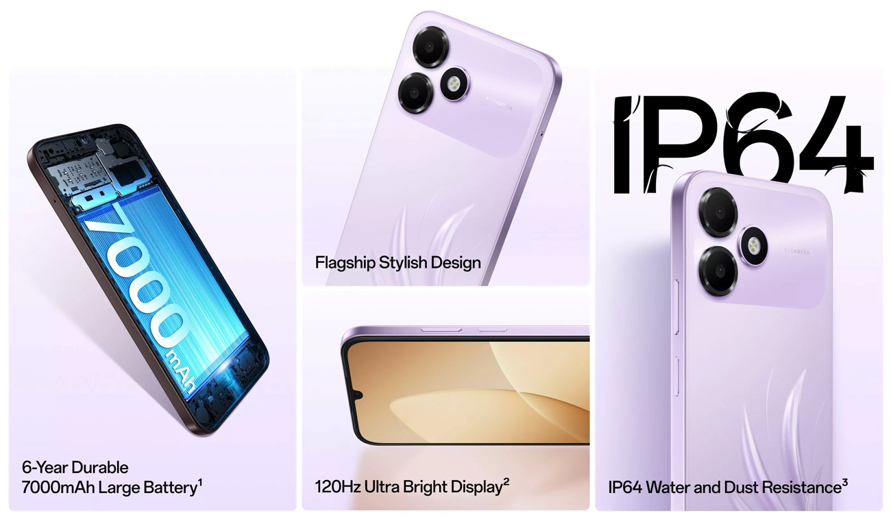 El Oppo K14 Lite cuenta con certificación IP64 y modos táctiles especiales para manos mojadas o con guantes.