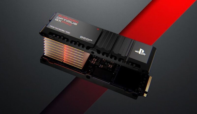 El disipador integrado del Optimus GX PRO está diseñado específicamente para encajar en las ranuras M.2 de PS5 y PS5 Pro.