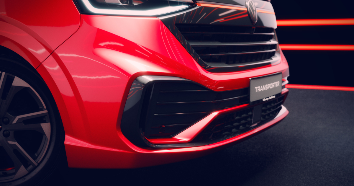 Дизайн бампера Volkswagen Transporter Sportline