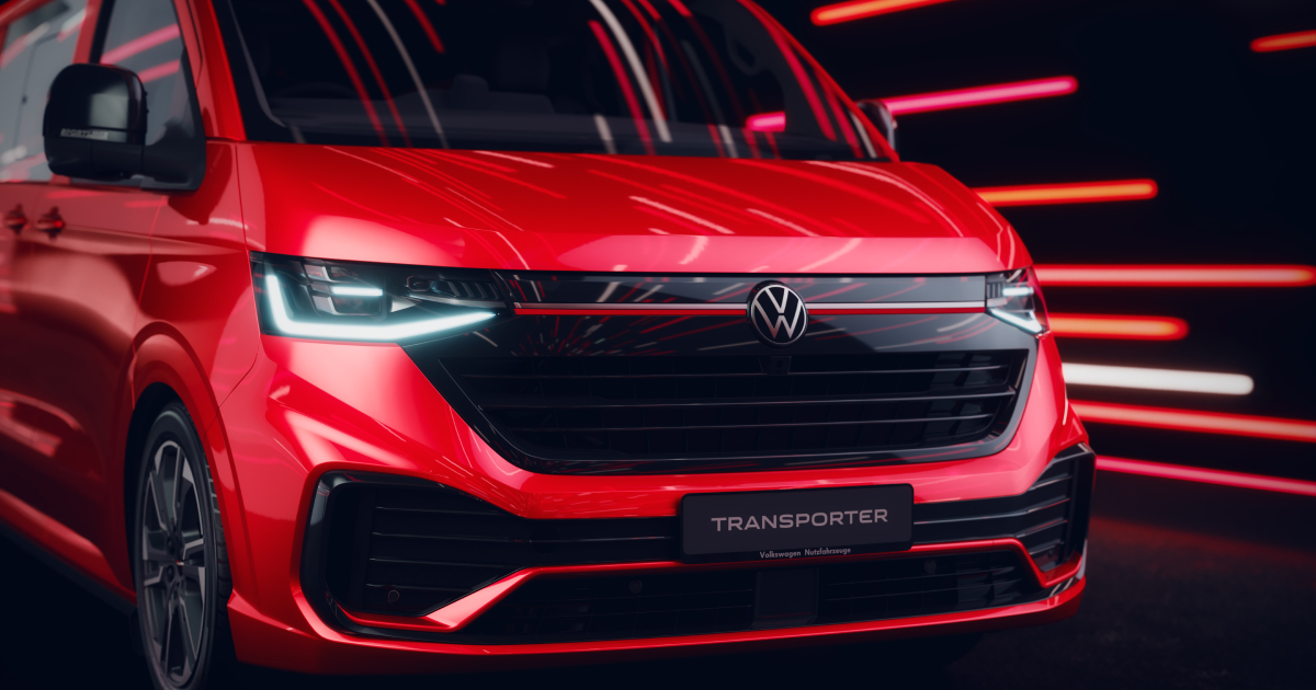Дизайн решітки радіатора Volkswagen Transporter Sportline