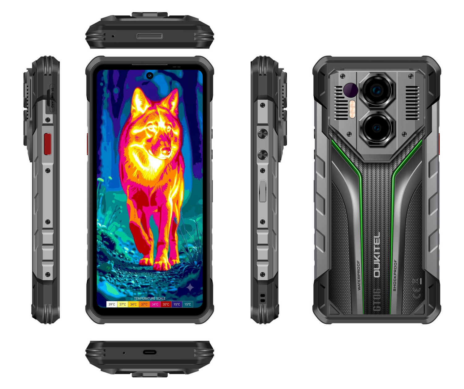 Изображение Oukitel WP70 Ultra - вид сзади