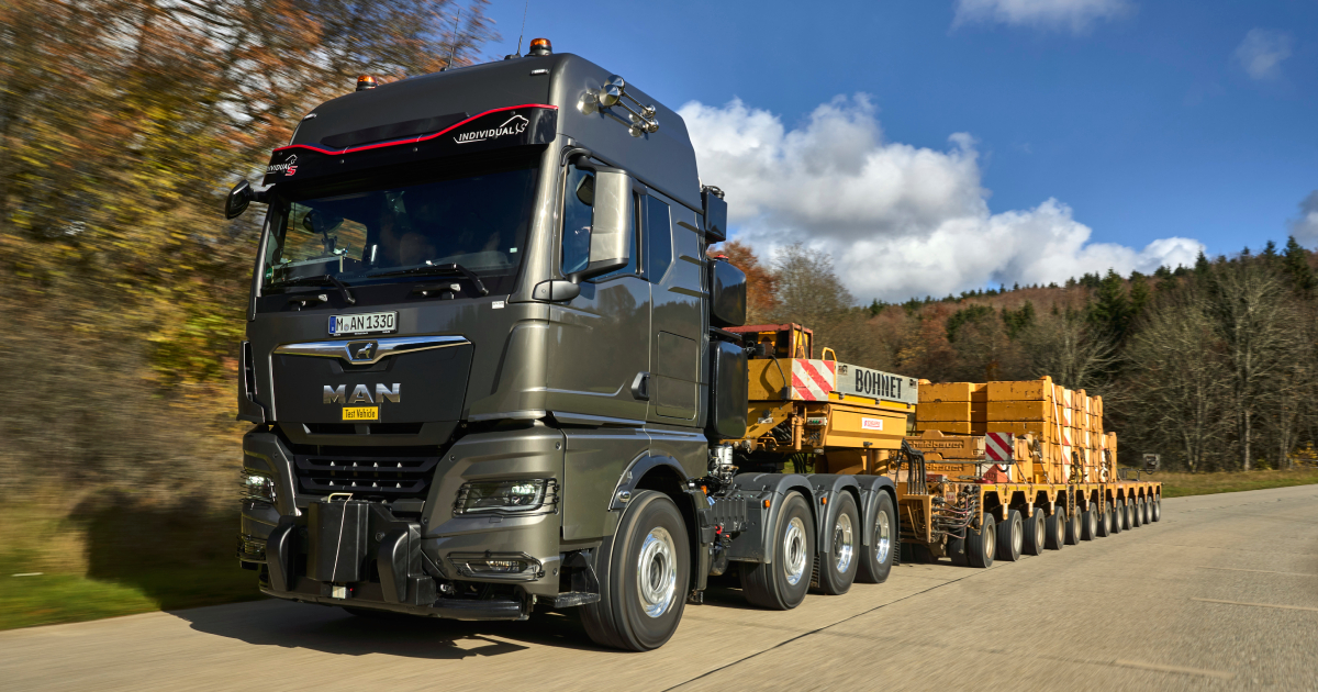 Версія тягача MAN для важких перевезень