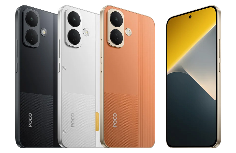 Варианты цветов корпуса Poco X8